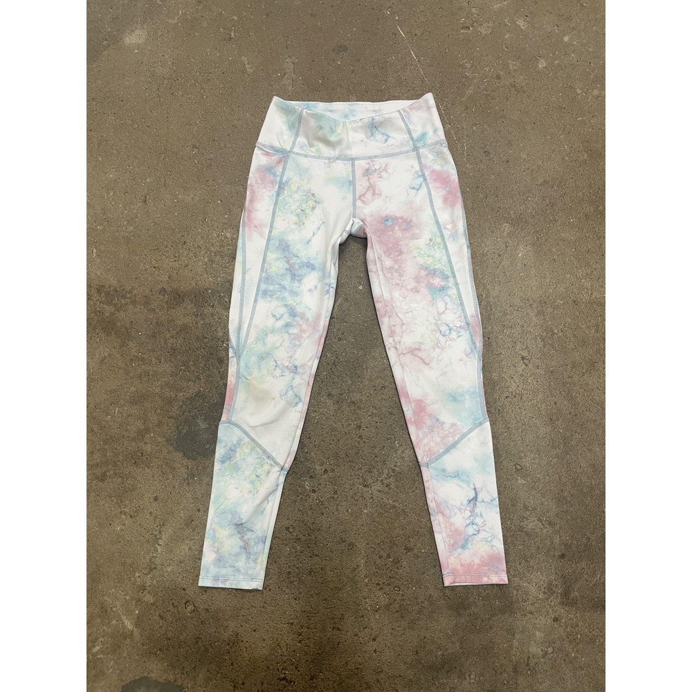 FP Movement Leggings Womens XS Multicolor Tie Dye High Rise Ankle Yoga Athletic